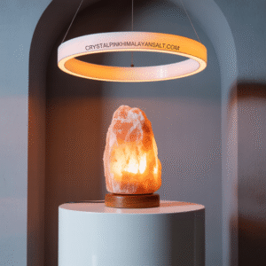 Natural salt lamp